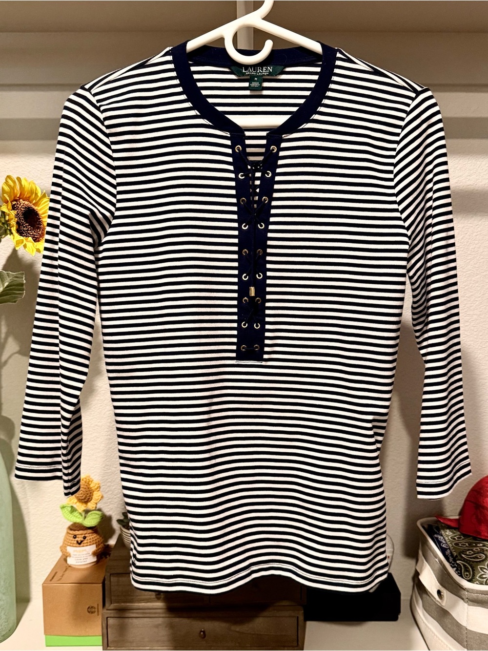 Ralph Lauren 3/4 length sleeve Tee